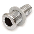 Blue Wave Boat Thru Hull Fitting - 1 1/8 Inch Silver Plastic