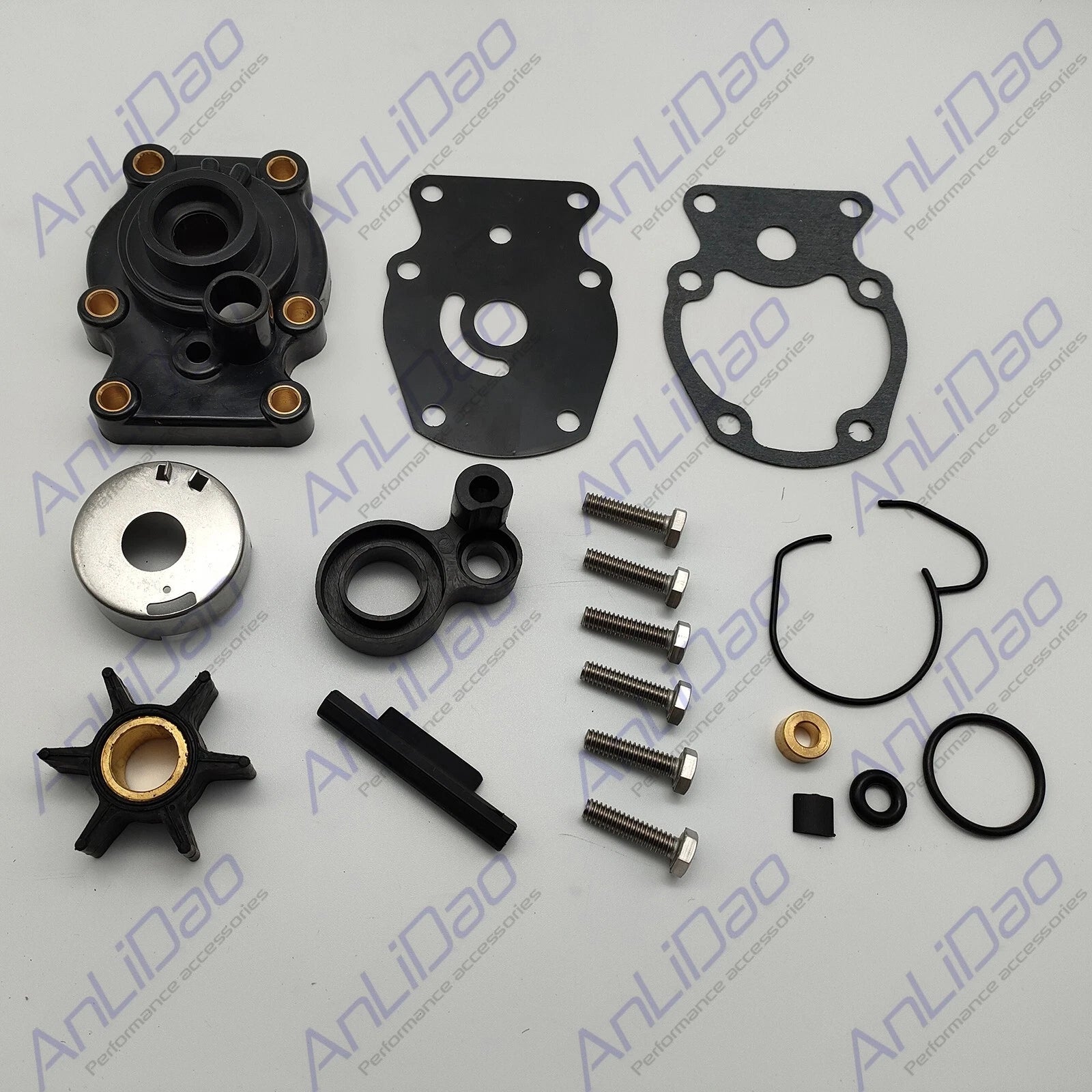 Johnson Evinrude 20 25 30 35HP 2-Stroke Water Pump Impeller Kit 0437907