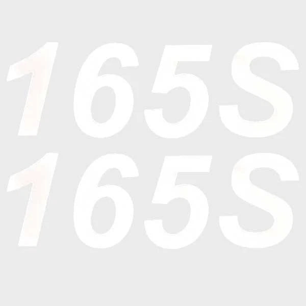 Lowe Boat Emblem Decal Stickers 1823495 - 165S Deep-V White (pair)