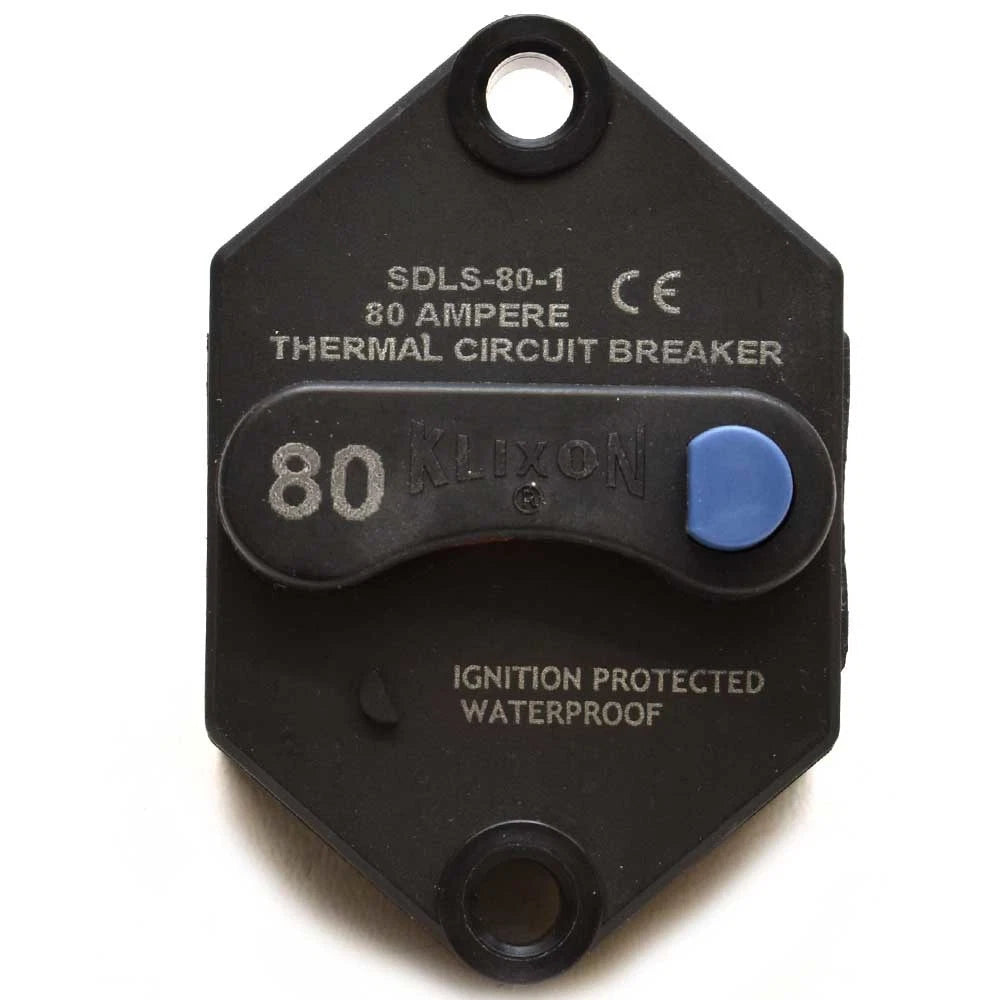 Klixon Boat Thermal Circuit Breaker SDLS-80-1 - 80 Amp