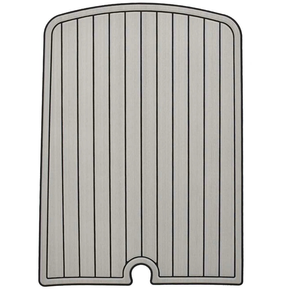 Sportsman Boat Non-Skid Interior Mat - 267 Floor Pad Gray - Black