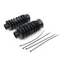 41mm Rubber Fork Boots Gators Covers for Harley Softail FXST Dyna FXDWG FXWG
