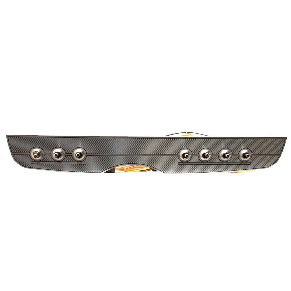 Four Winns Boat Switch Panel 025-4375 - 22 X 3 1/8 Inch Aluminum