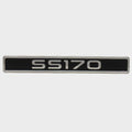 Lowe Boat Raised Emblem Decal 2369901 - SS170 Black Sticker 2022