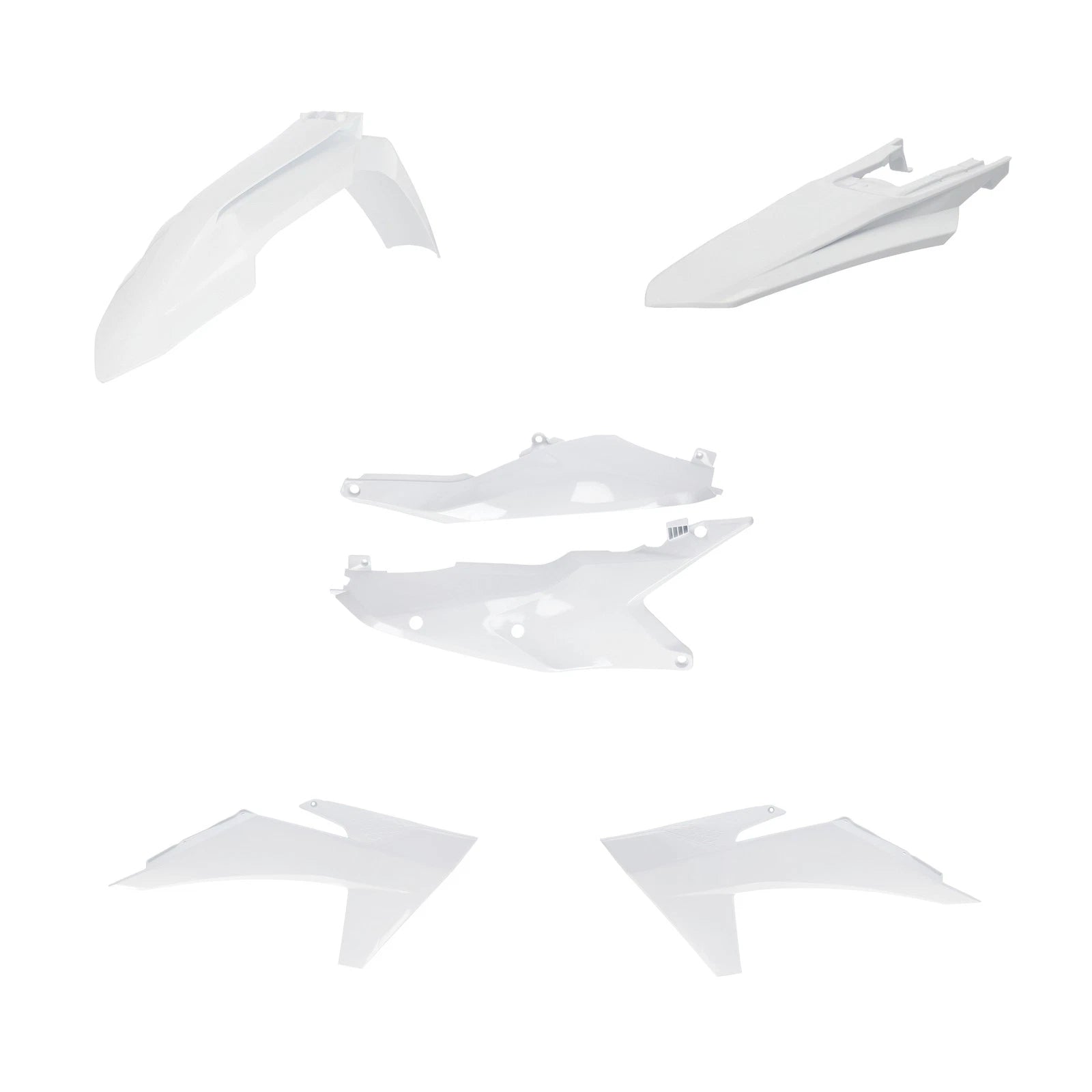 ACERBIS Plastic Kit KTM White Offroad Replacement Body Parts 2986540002