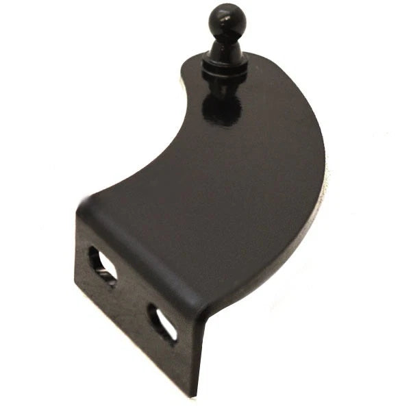 Boat Hatch Shock Mount - 4 X 1 1/4 X 3 Aluminum Black Crescent