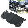 Leather Heat Saddle Shield Deflectors Raised Studs for Harley Touring Softail