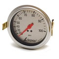 Livorsi Boat Speedometer LG100PLPL - 100 MPH 3 1/4 Inch Silver