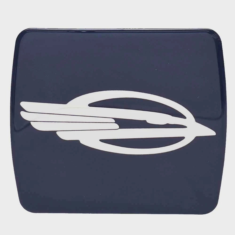 Chaparral Boat Raised Emblem Decal 14.00361 - Dark Blue Dash Plaque Sticker