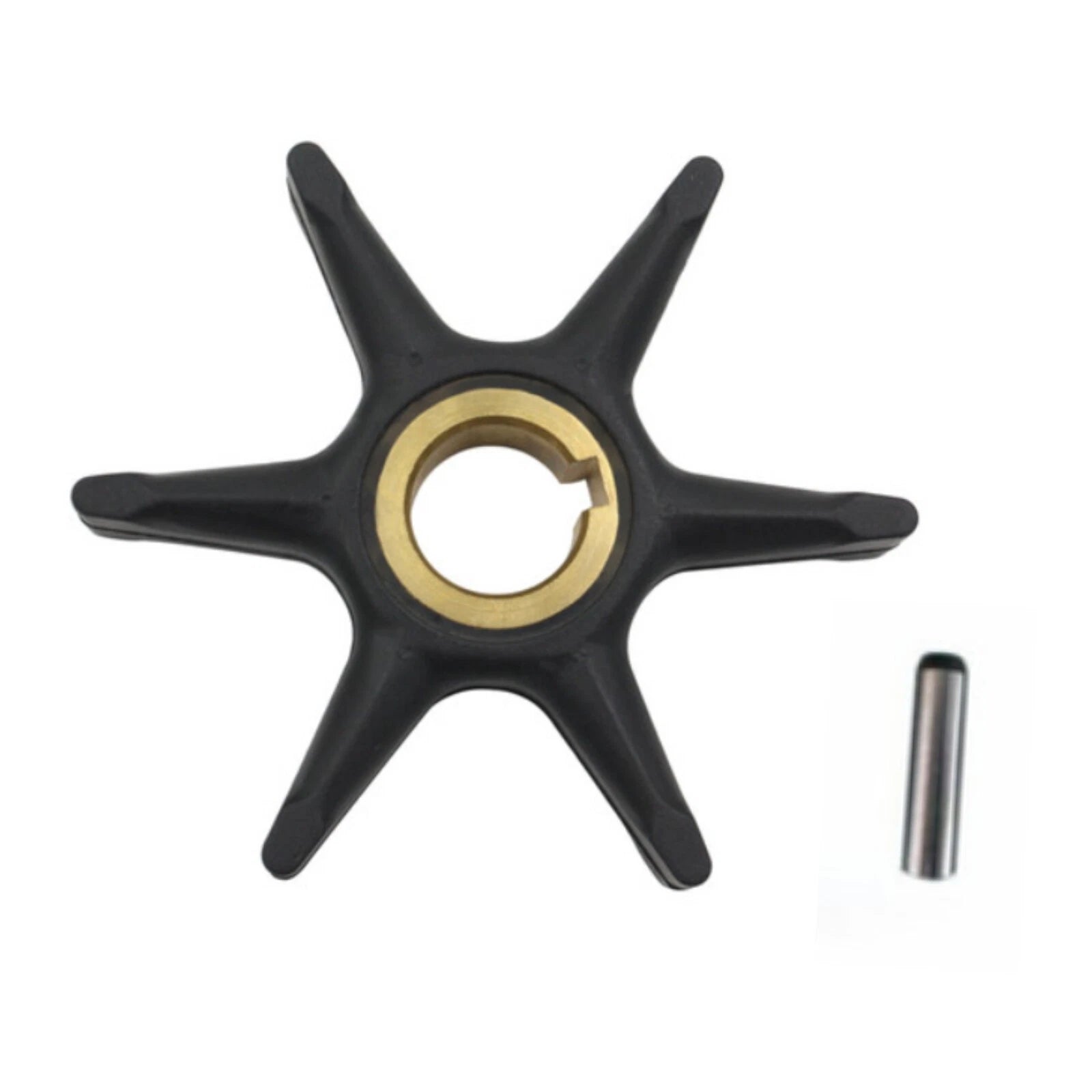 Water Pump Impeller with Key for Johnson Evinrude OMC 9 9.5 10 HP 377178 777833