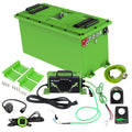 Heated 51.2V 105Ah Lithium Battery, Standard Accessory Kit 48V Polaris Ranger EV