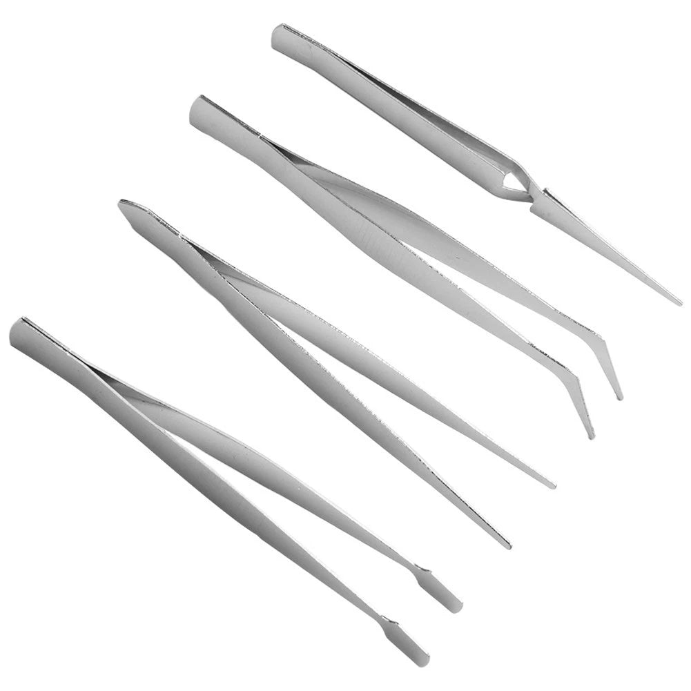 Hand Tools Tweezers 4PCS Combination Pliers Mobile Phone Repair Tweezers