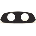 Rinker Boat Gauge Dash Panel Blank - 19 3/4 X 6 5/8 Inch Black Acrylic