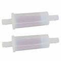 2x Universal Inline Fuel Filter for Johnson Evinrude OMC (5/16") 398327 18-7830
