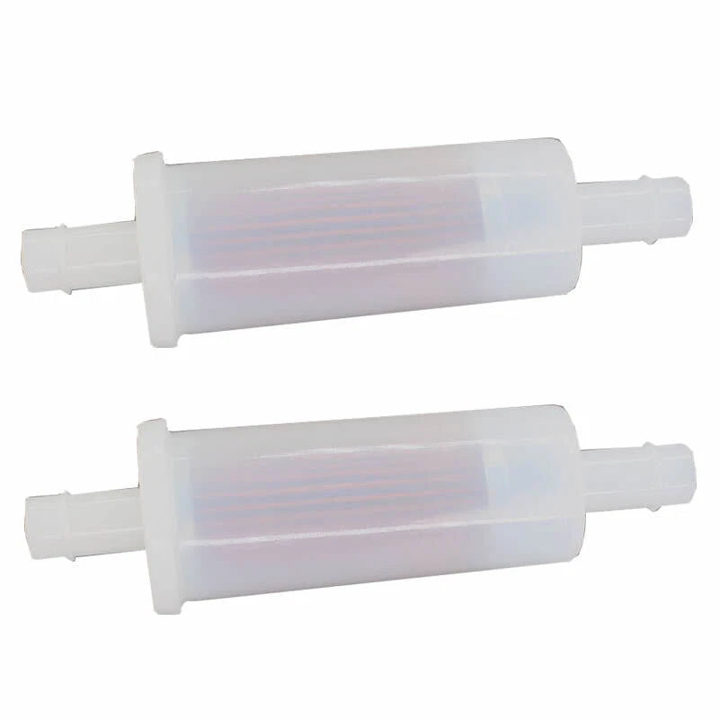 2x Universal Inline Fuel Filter for Johnson Evinrude OMC (5/16") 398327 18-7830