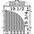 D81055 219701 Radiator Fits Case/IH Skid Steer 1845 1845S 1845B