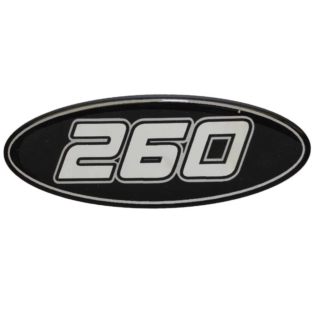 Crownline Boat Raised Decal 40159 - 260 Black Silver