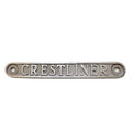 Crestliner Boat Trim Support Plate 2042328 - 15 Inch Silver Aluminum
