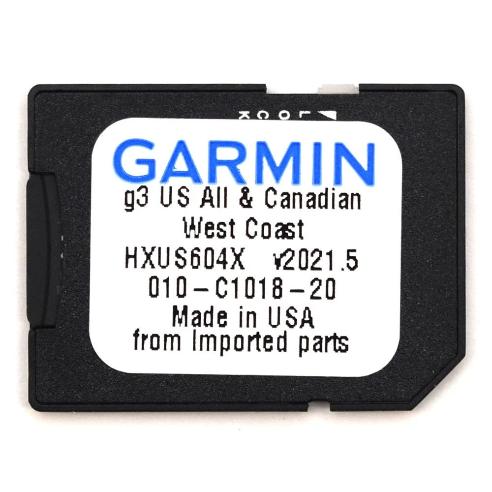 Garmin Boat GPS Map Data Card 010-C1018-20 - US & West Canada MicroSD