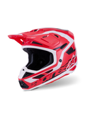 Alpinestars SM7 Offroad Helmet Small Red/Black/Whit E Gloss for Trail & Motocross