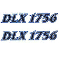 G3 Boat Brand Decal 73404457 - DLX 1756 Blue Stickers (pair)