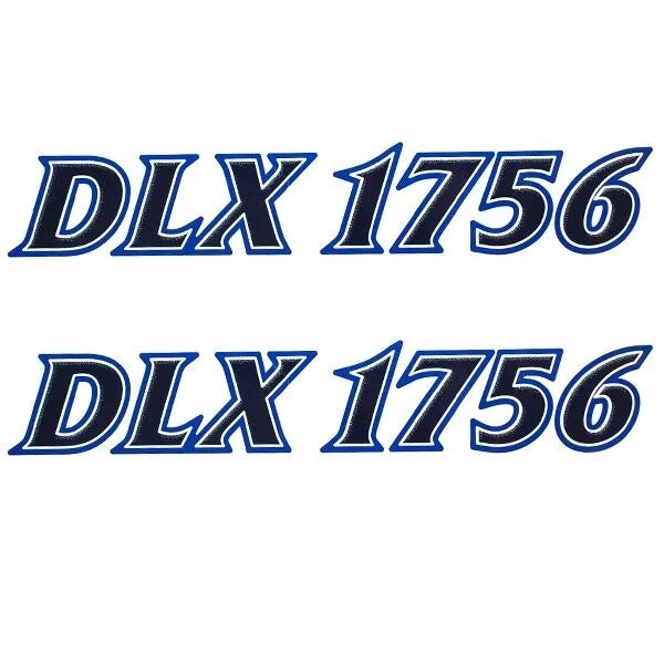G3 Boat Brand Decal 73404457 - DLX 1756 Blue Stickers (pair)