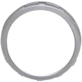 Livorsi Boat Gauge Bezel - 3 3/4 Inch ID Silver Plastic