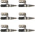 6X Common Rail Injector for Compatible with CAT Excavator C15 C18 Diesel Engine