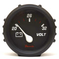 Faria Beede Boat Voltmeter Gauge VP041A - 2 Inch Professional Red