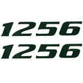 Lowe Boat Decal 1823409 - Dark Green 5 Inch 1256 Vinyl (pair)