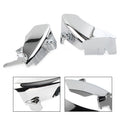 Mid Frame Air Deflector Trim Heat Shield Cover Kit Chrome for Harley Dyna 06-17
