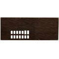 Marquis Boat Blank Switch Panel 5766675 - 27 1/2 X 10 3/4 Inch Woodgrain