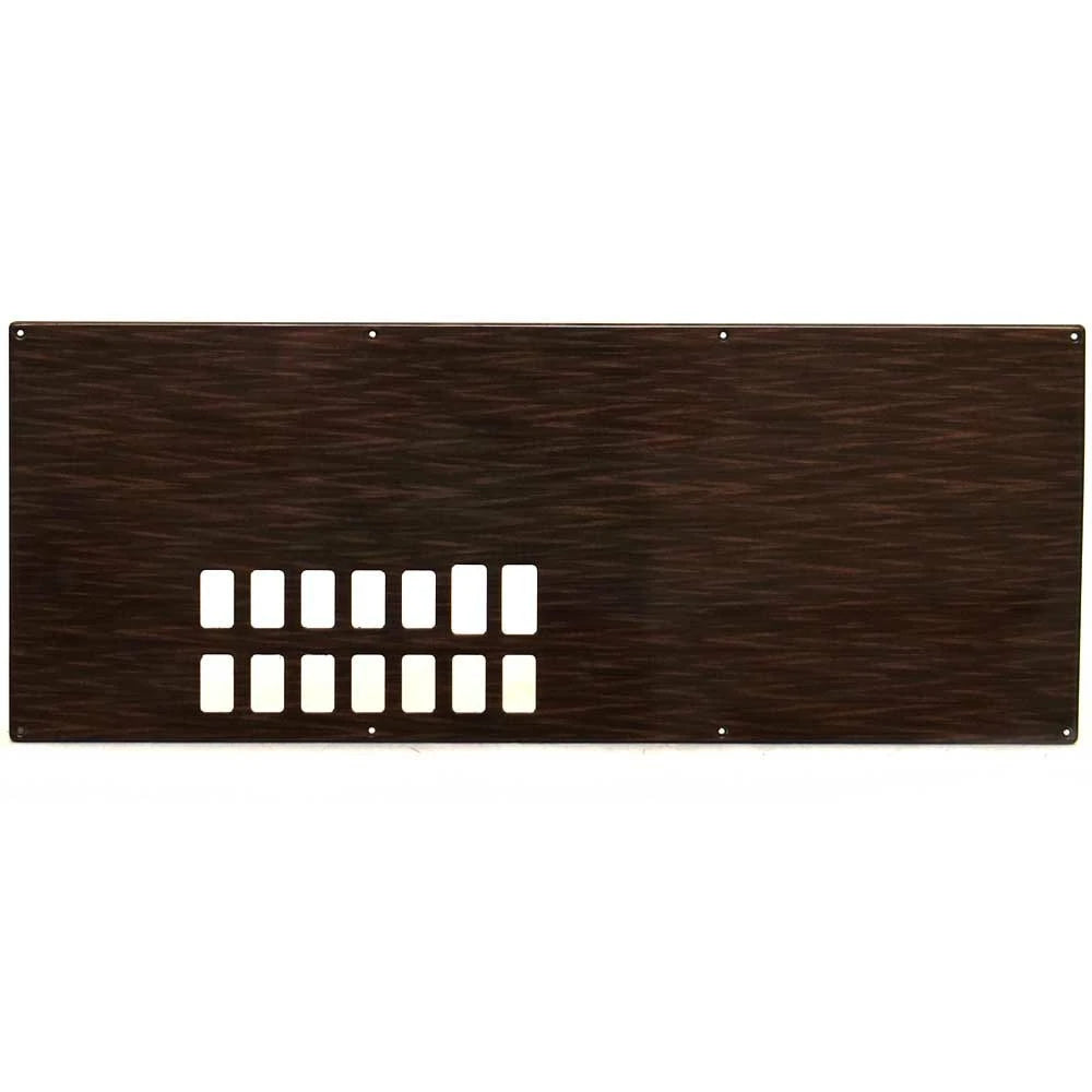 Marquis Boat Blank Switch Panel 5766675 - 27 1/2 X 10 3/4 Inch Woodgrain