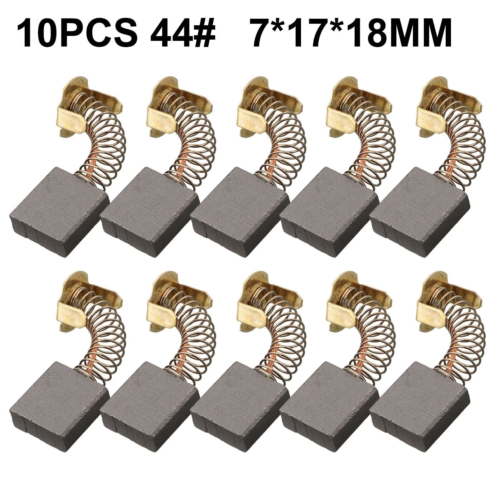 10PCS 7×17×18mm Carbon Brush Electric Motors Tools Replacement PH65A #44