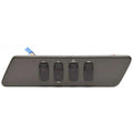 Ranger Boat Rocker Switch Panel MP372R1 - Glossy Gray Plastic