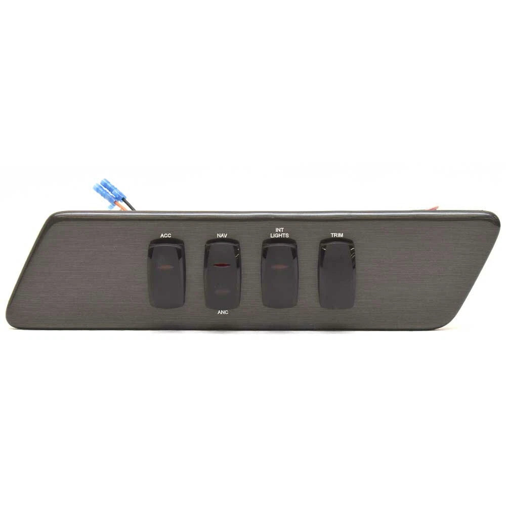 Ranger Boat Rocker Switch Panel MP372R1 - Glossy Gray Plastic