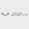 G3 Boat Model Decal 73405024 - V22 FC 18 3/8 X 2 Inch Silver 2013