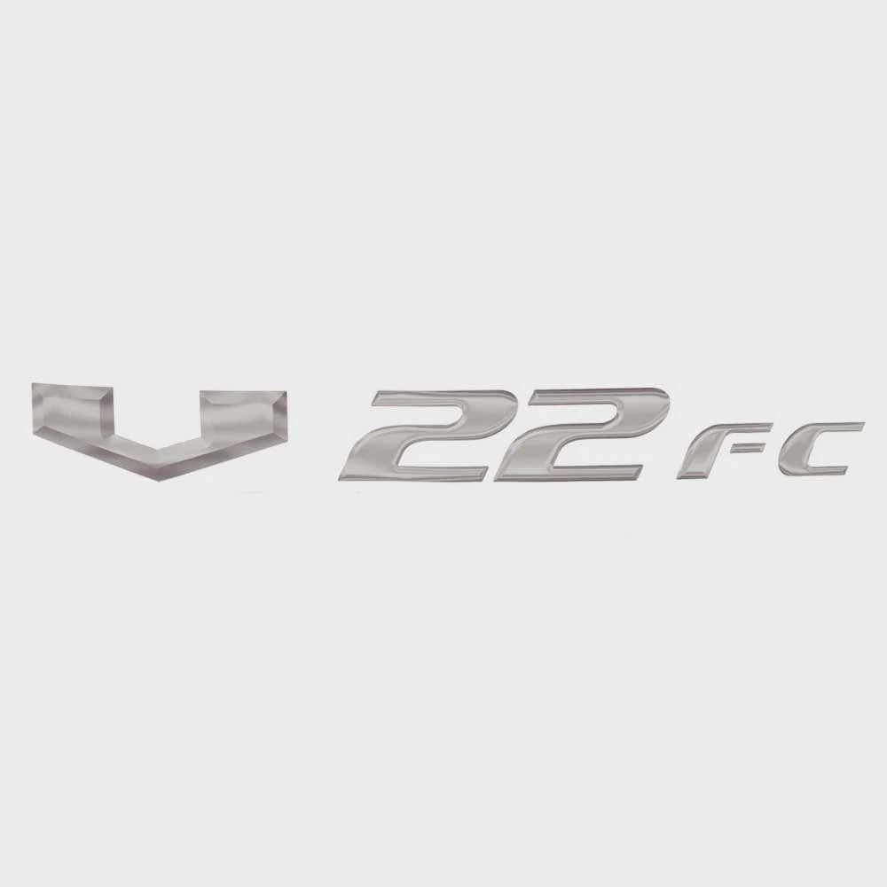 G3 Boat Model Decal 73405024 - V22 FC 18 3/8 X 2 Inch Silver 2013