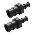 Larson Boat Hose Connectors 6134-1640 - 2 7/8 Inch Black (pair)