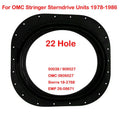 Marine PLATE SEAL BOOT OMC STRINGER 800 TRANSOM 18-2768 0909527 86710