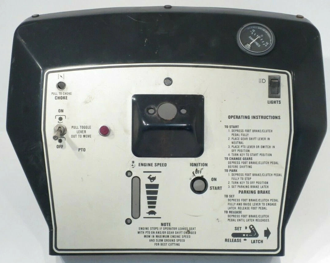 OEM Lawn Boy LAWN YARD TRACTOR GARDEN DECAL INSTRUMENT PANEL 702389