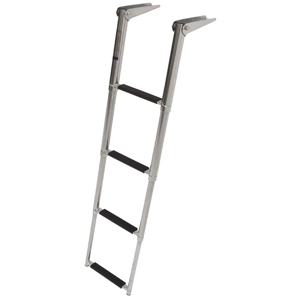 Blue Wave Boat Telescoping Ladder 2200-0151 - 43 Inch 4-Step SS