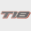 Tahoe Boat Model Decal 362987 - T18 Red White Gray Sticker