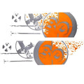 MasterCraft Boat Graphic Decal Stickers - X30 Buoy Orange