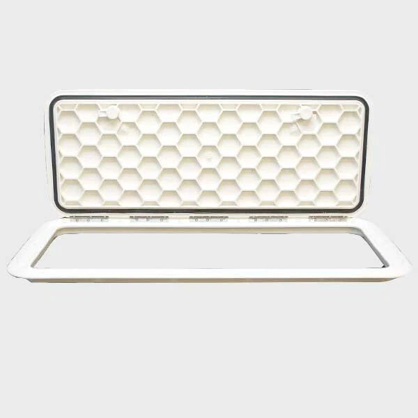 Jim Black Boat Deck Hatch - Door 581-1330-04 - 13 X 30 Arctic White