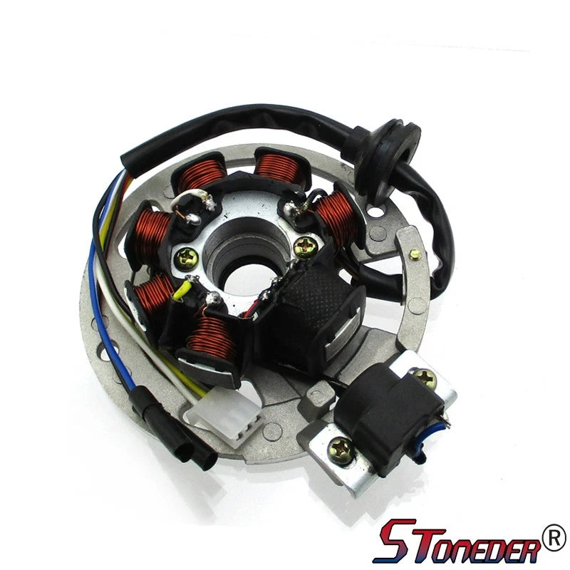 STONEDER Ignition Magneto Stator for 2 Stroke Chinese 50cc 90cc Scooter ATV Quad