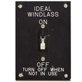 Airpax Boat Toggle Breaker Panel ALK111-29805-1 - Ideal Windlass Black