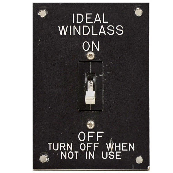 Airpax Boat Toggle Breaker Panel ALK111-29805-1 - Ideal Windlass Black