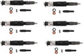6pcs 4045T 6068T Fuel Injector 095000-6492 for John Deere E210LC E240LC 670G