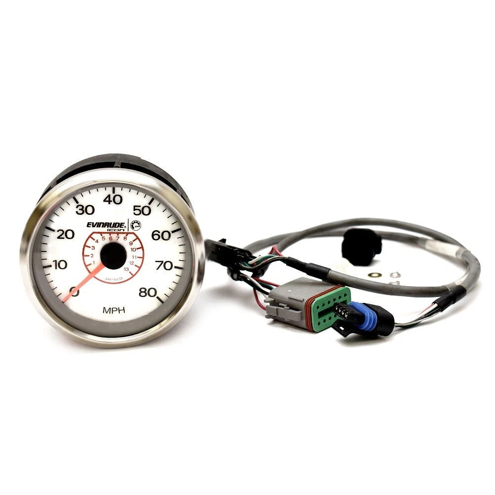 Johnson Evinrude Boat Speedometer Gauge 0766188 - ICON PRO (kit)